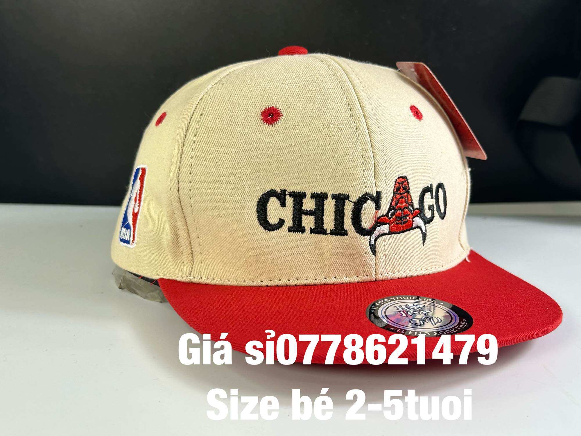 Mũ thể thao hip hop dành cho bé trai 3tuổi đến 8 tuổi thêu boy thời trang