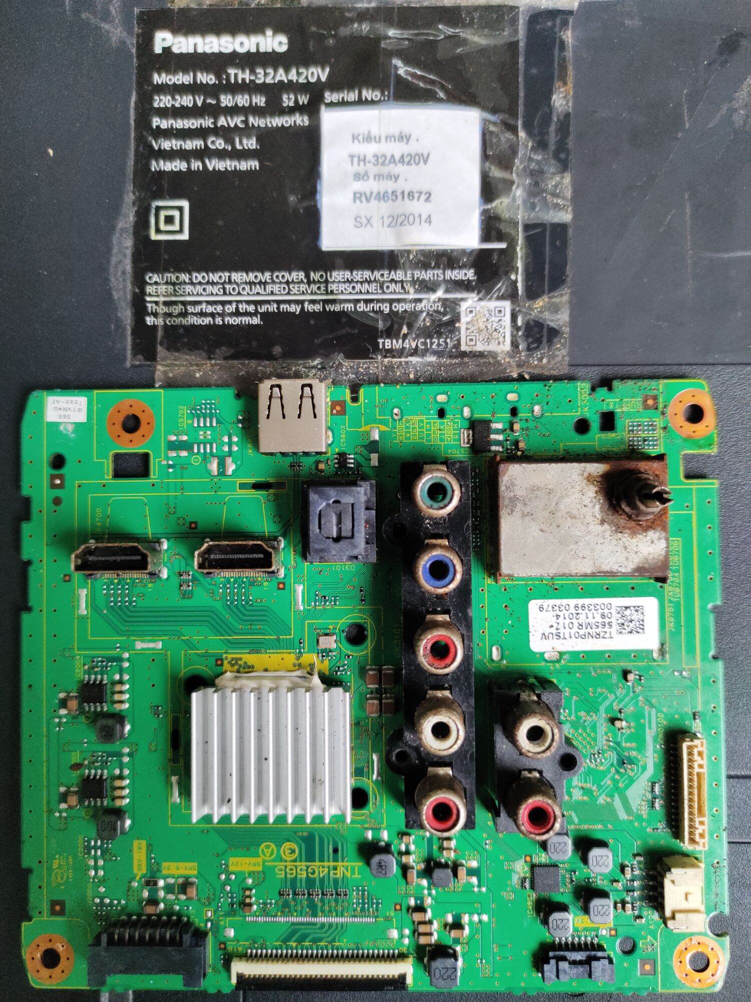 Board mạch tivi Pana TH 32A420V