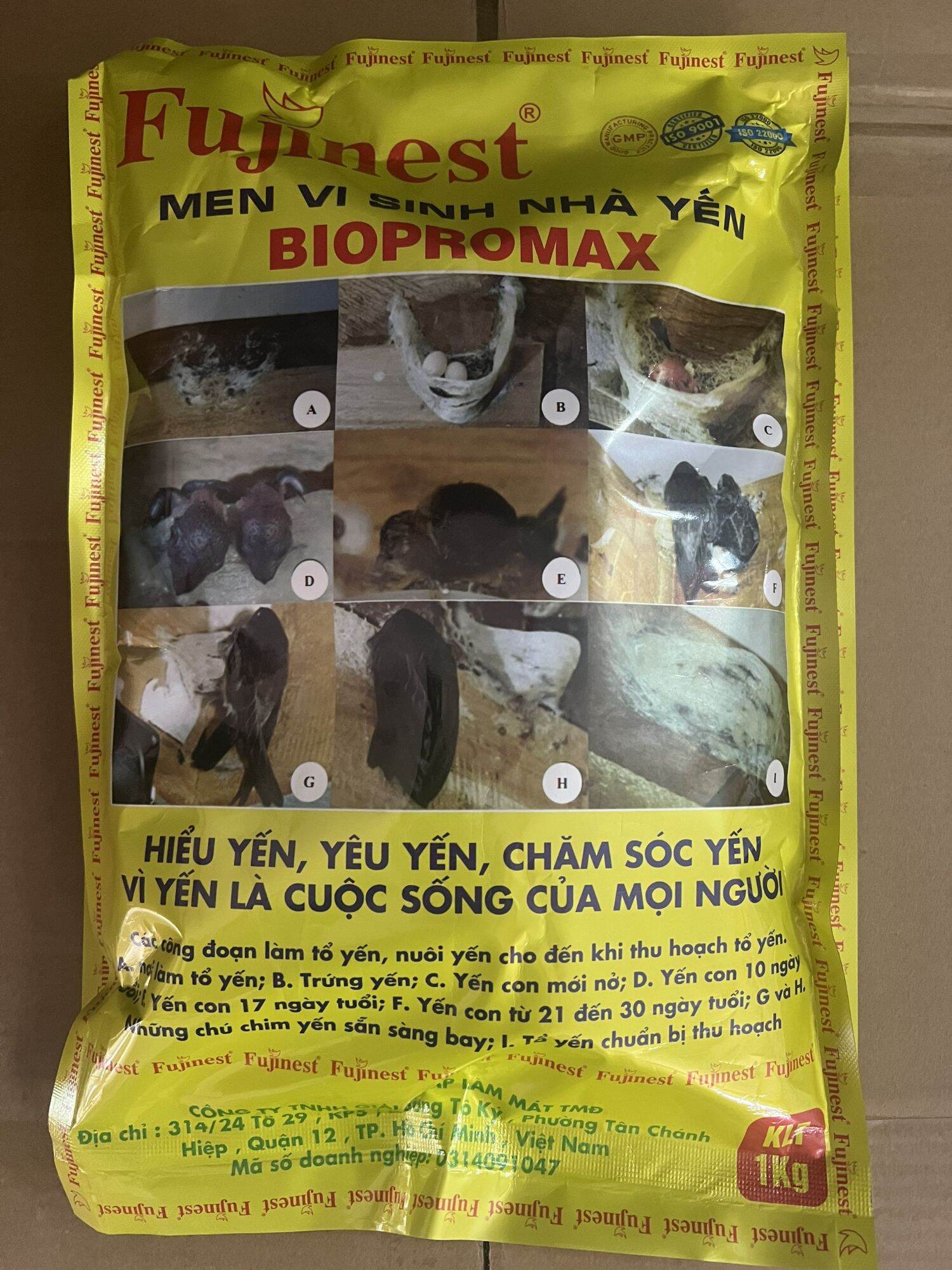 MEN VI SINH NHÀ YẾN BIOPROMAX 1kg
