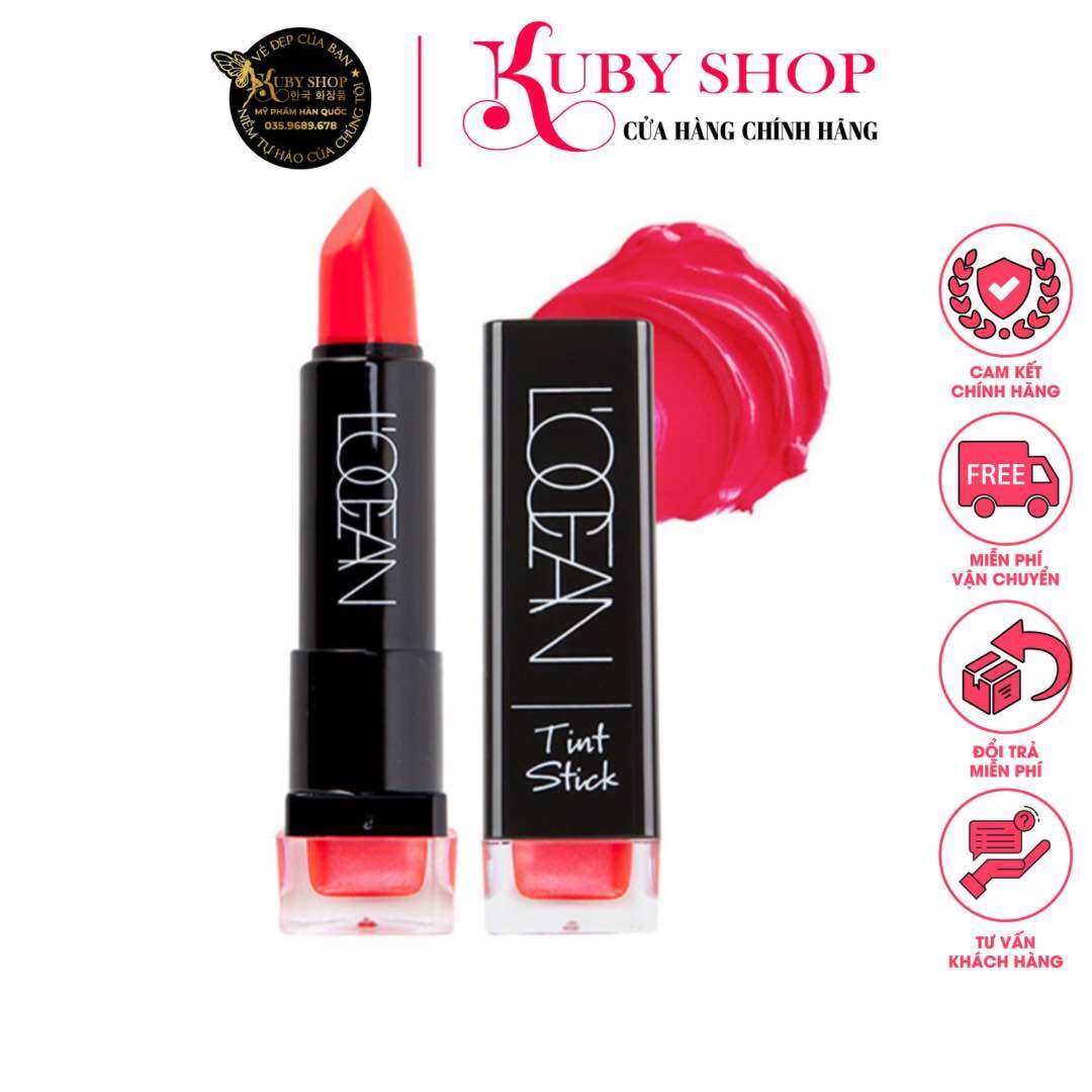 Son vitamin hàn quốc locean tint stick giúp môi trở nên tự nhiên gợi cảm màu 6-10