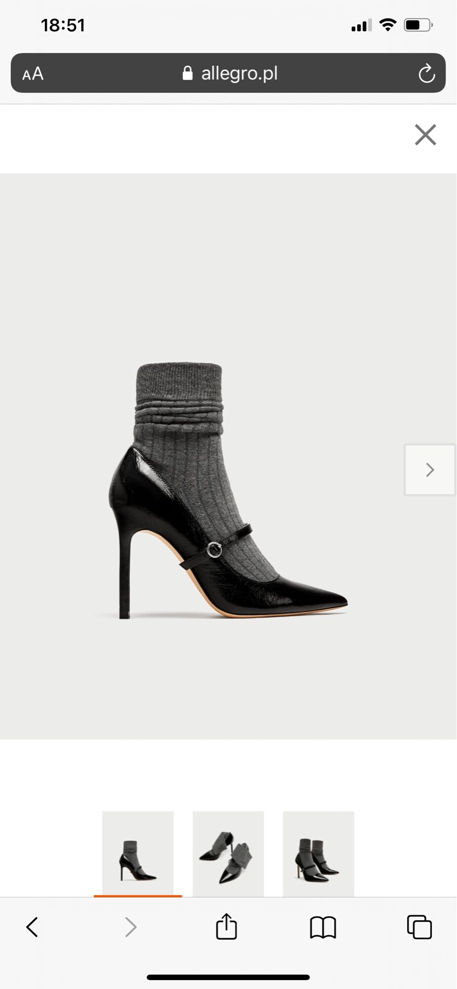 Giày Zara Auth store Đức sz37