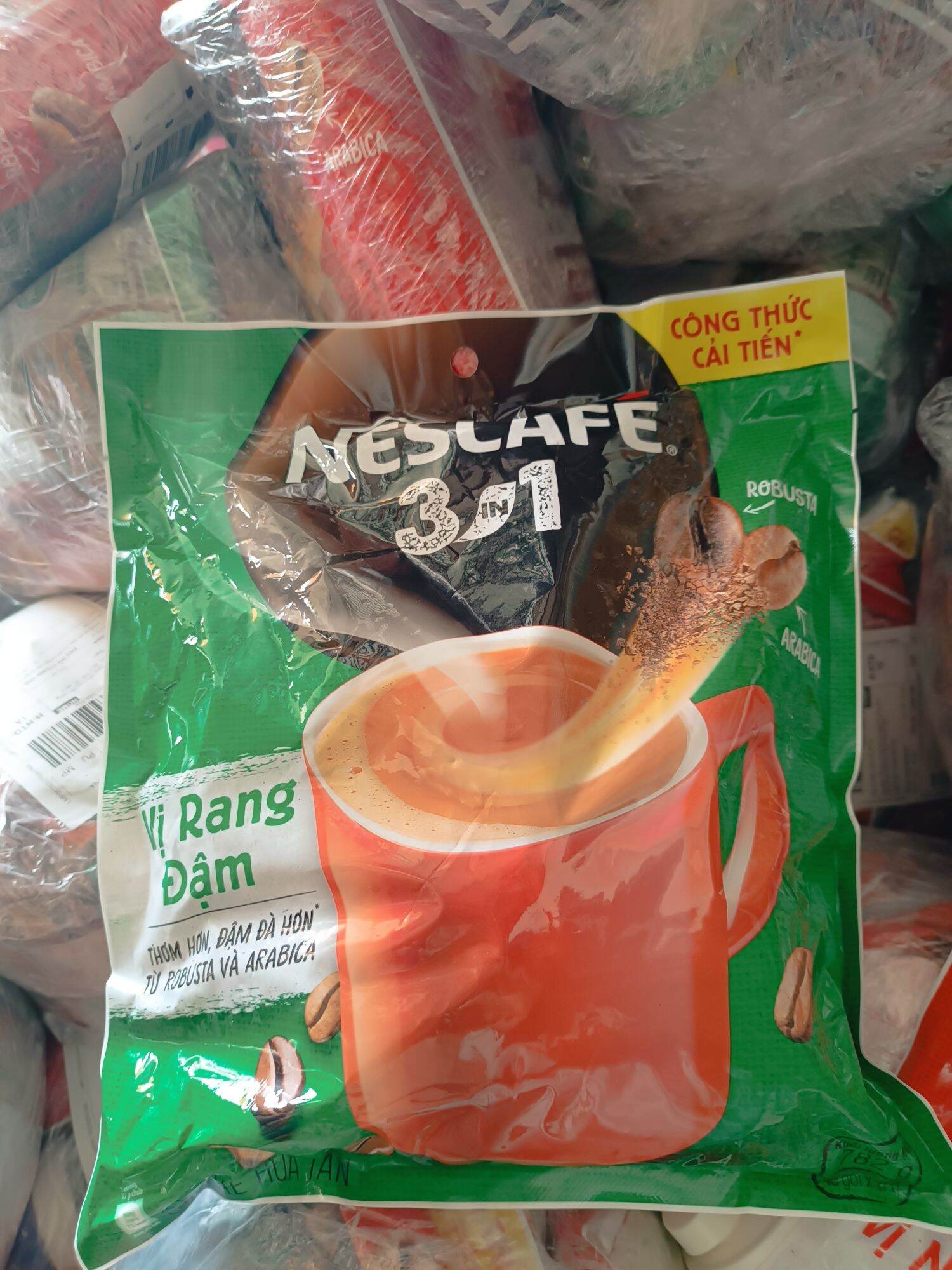Cafê Nescafé xanh _Đỏ _Đen