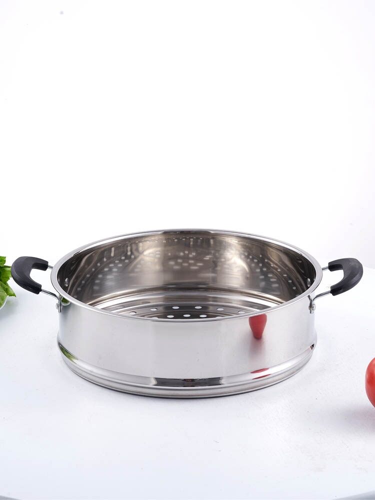 Nồi Hấp Bằng Thép Không Gỉ Dày Hơn, Cao Hơn, Nồi Hấp Bánh Bao, Nồi Hấp Một Mảnh, Nồi Nấu Ăn Nhà Bếp
