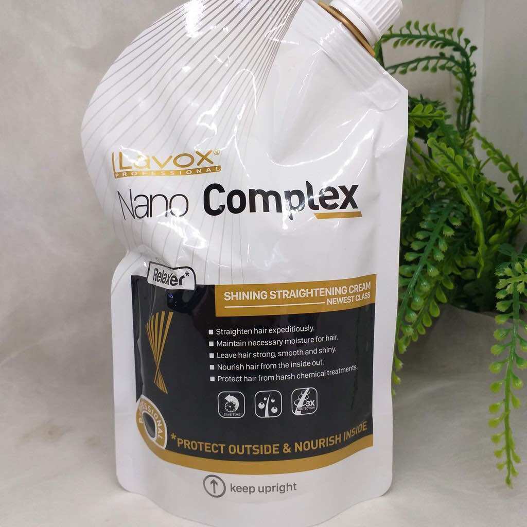 Thuốc Duỗi Phủ Bóng Thế Hệ Mới Lavox Nano Complex 1 Bước bịch 500ml duỗi siêu bóng