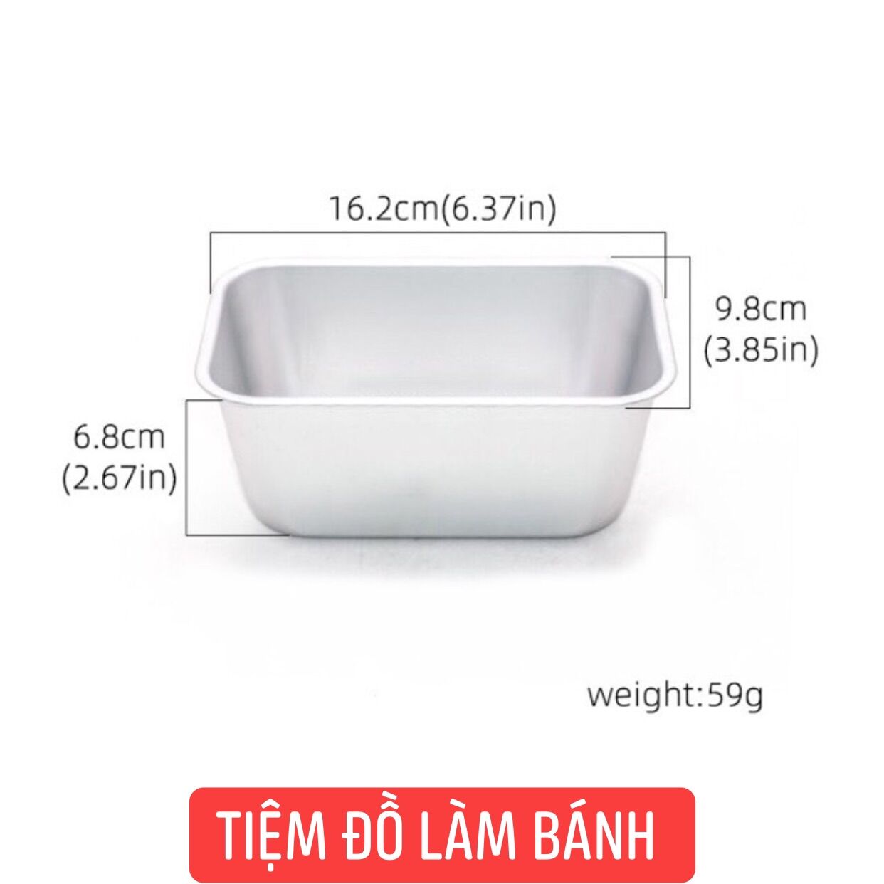 Khuôn loaf nhôm A4
