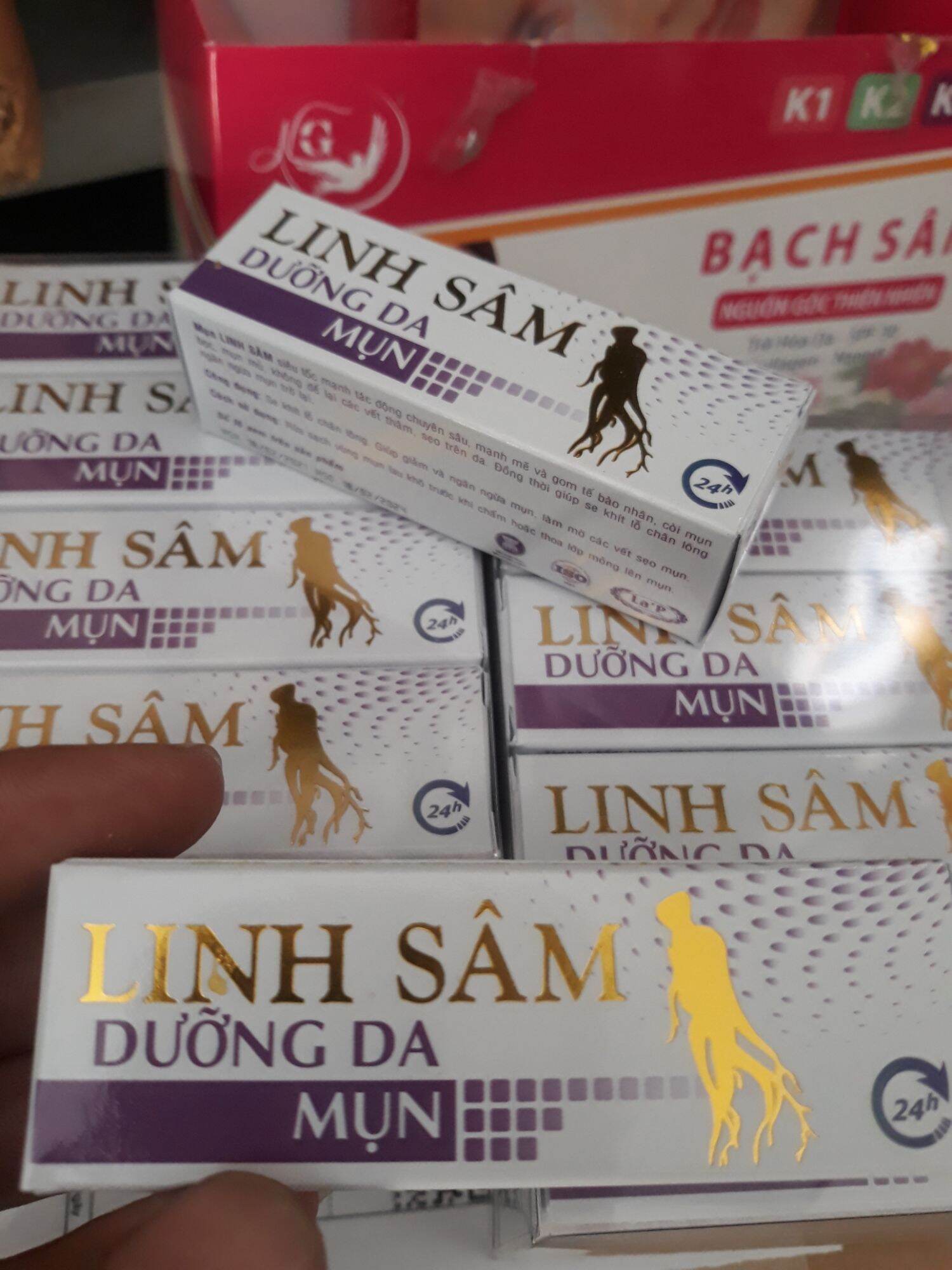 sirum  mụn linh  sâm  siêu tốc chai 5ml