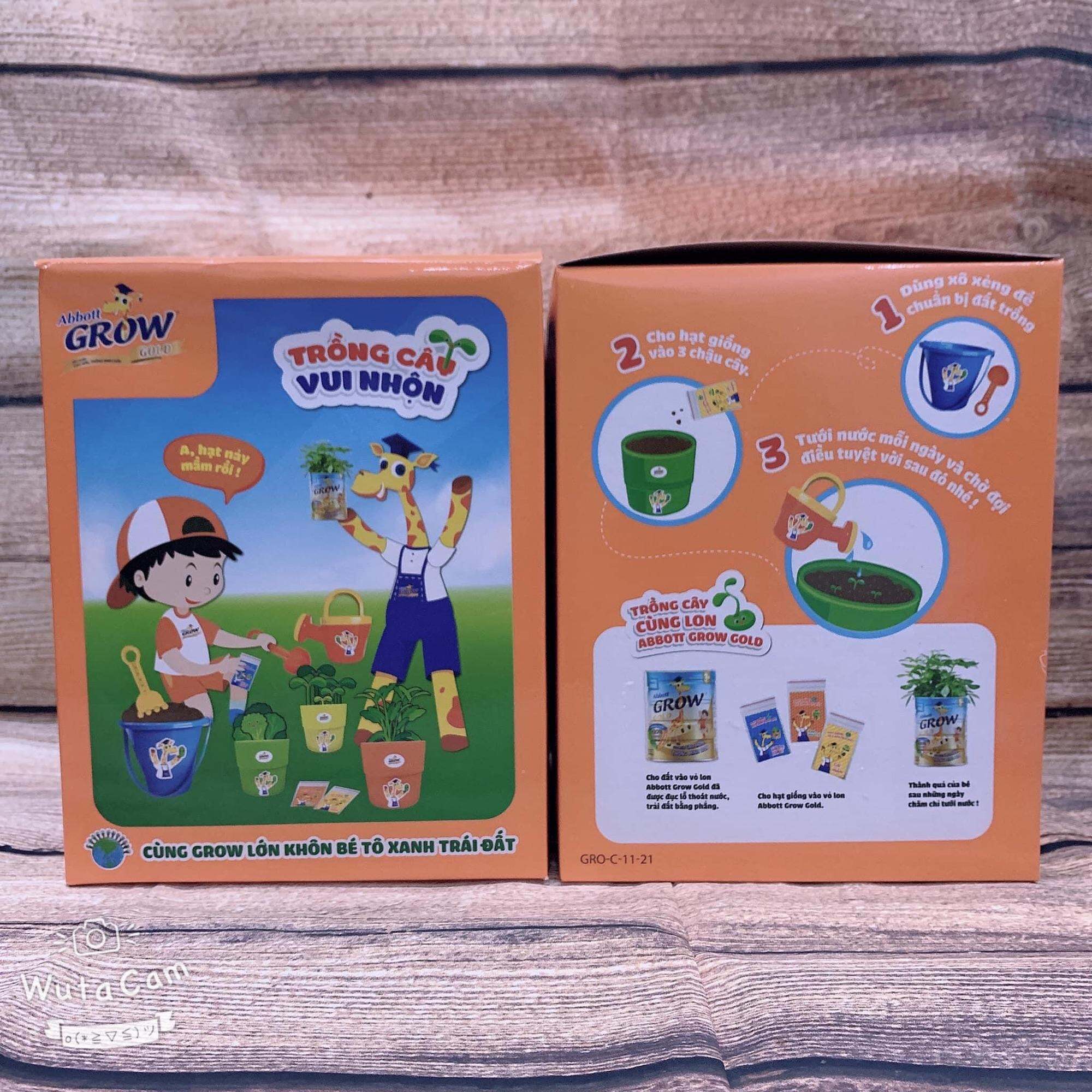 Bộ đồ chơi trồng cây cho bé (Hạt giống thật)