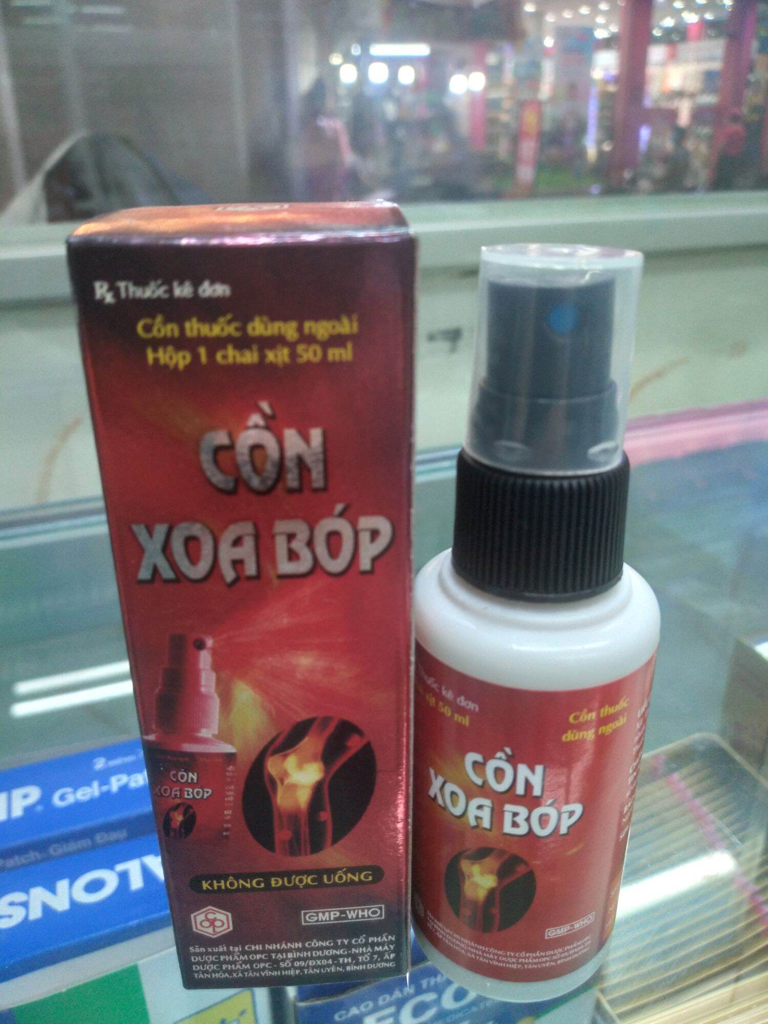 Cồn xoa bóp OPC chai xịt 50ml