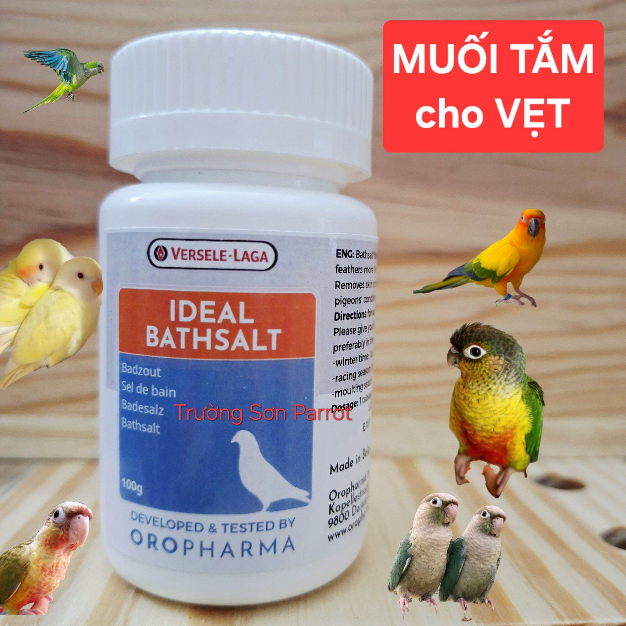 ✨️MUỐI TẮM cho vẹt, chào mào, yến hót và các loại chim cảnh khác