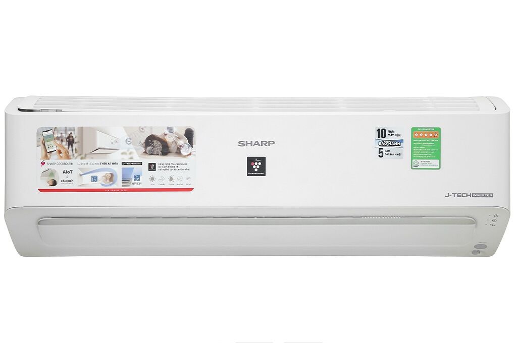 GIAO MIỄN PHÍ - Máy lạnh Sharp Ion Inverter 2 HP AH-XP18YMW