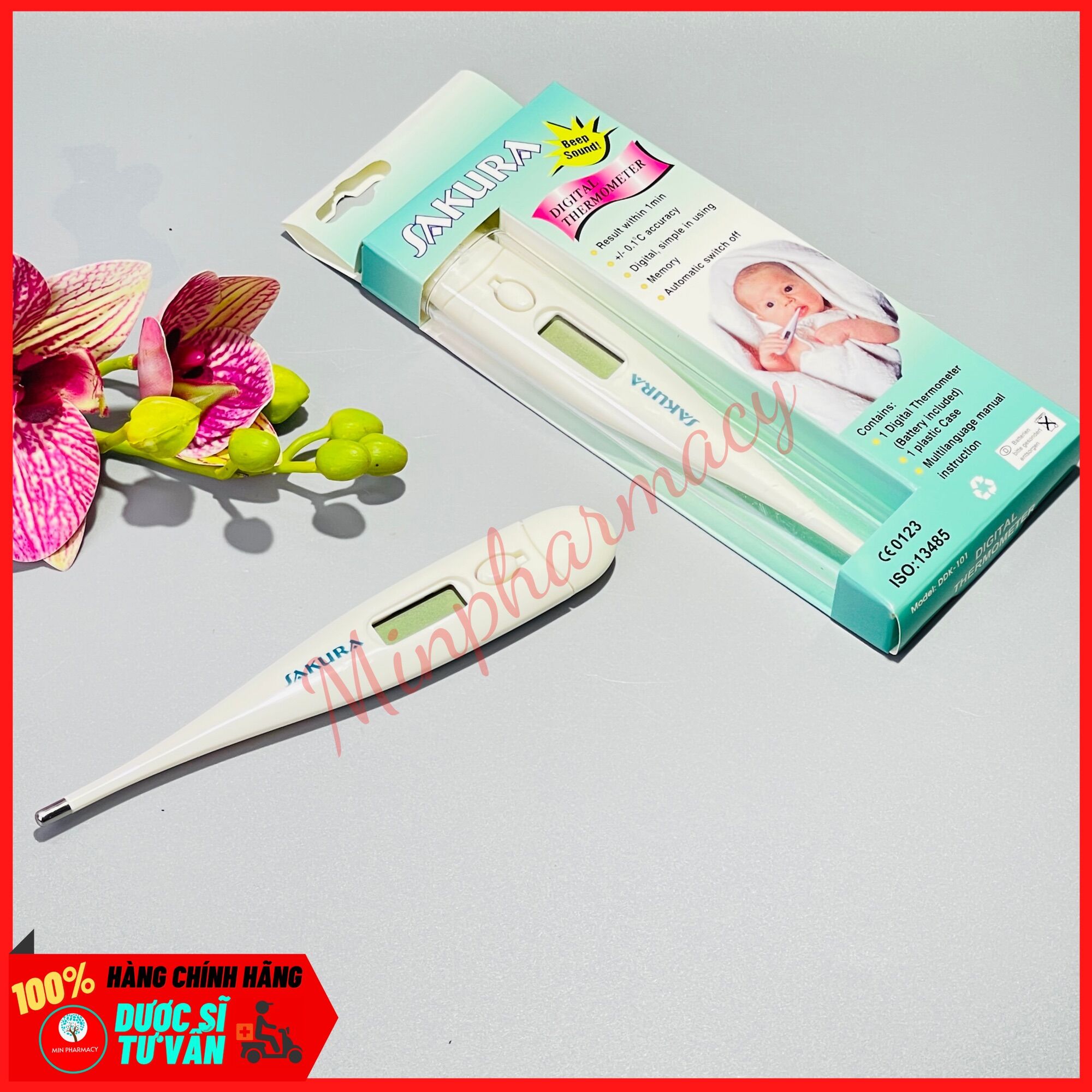 Nhiệt Kế Điện Tử SAKURA DDK-101 - Minpharmacy