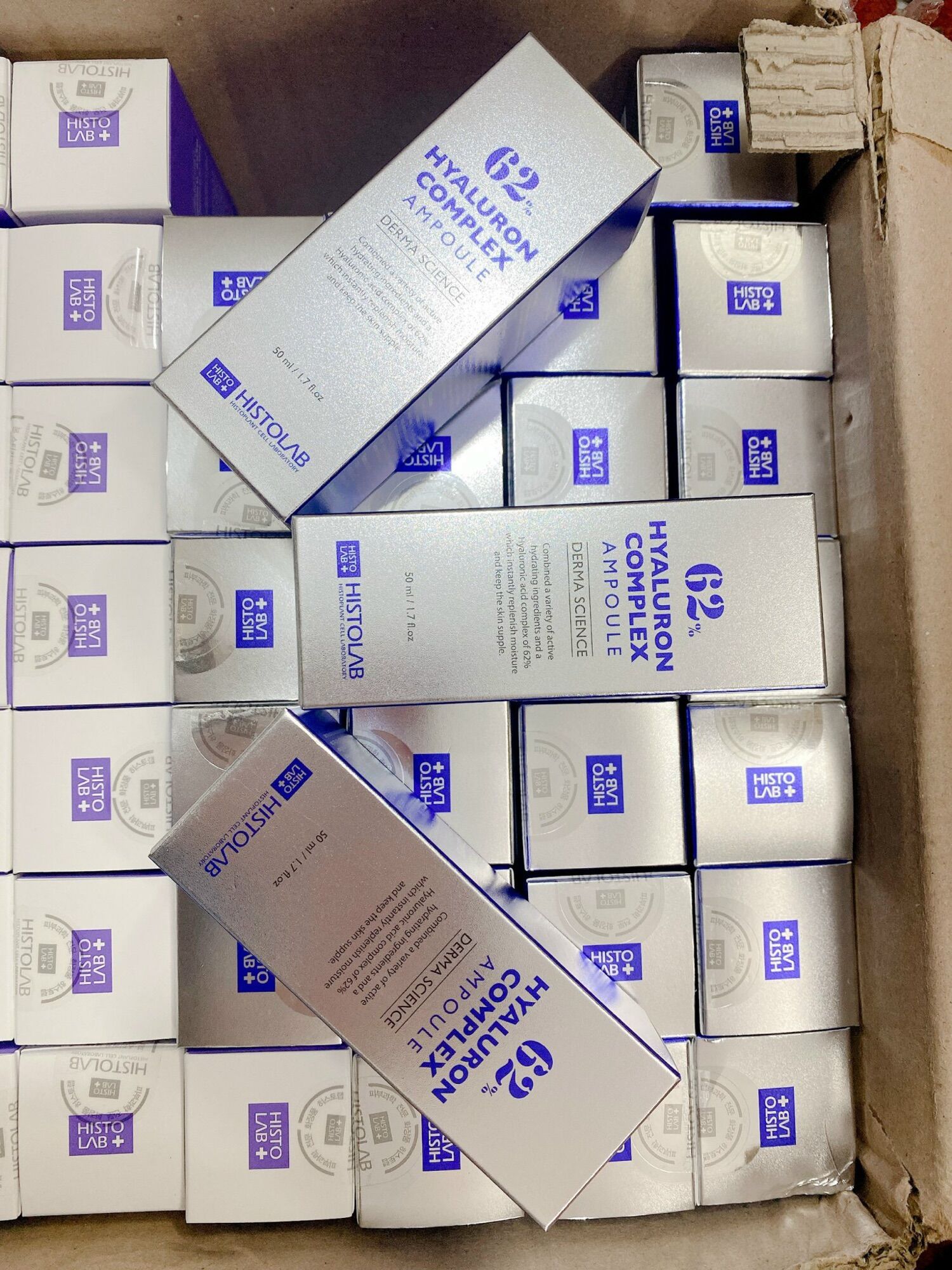 [Hàng Chính Hãng] Tinh chất cấp ẩm 62% Hyaluron Complex Ampoule Histolab
