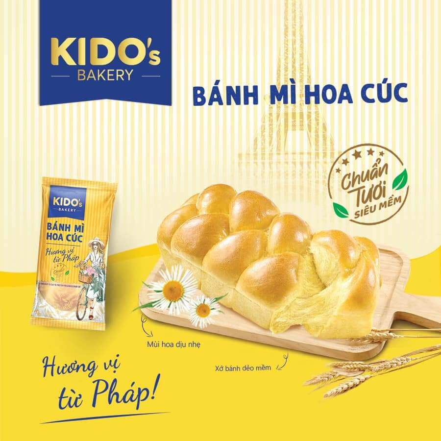 Combo 5 cái Bánh Mì Hoa Cúc KIDO (Date mới mỗi ngày)