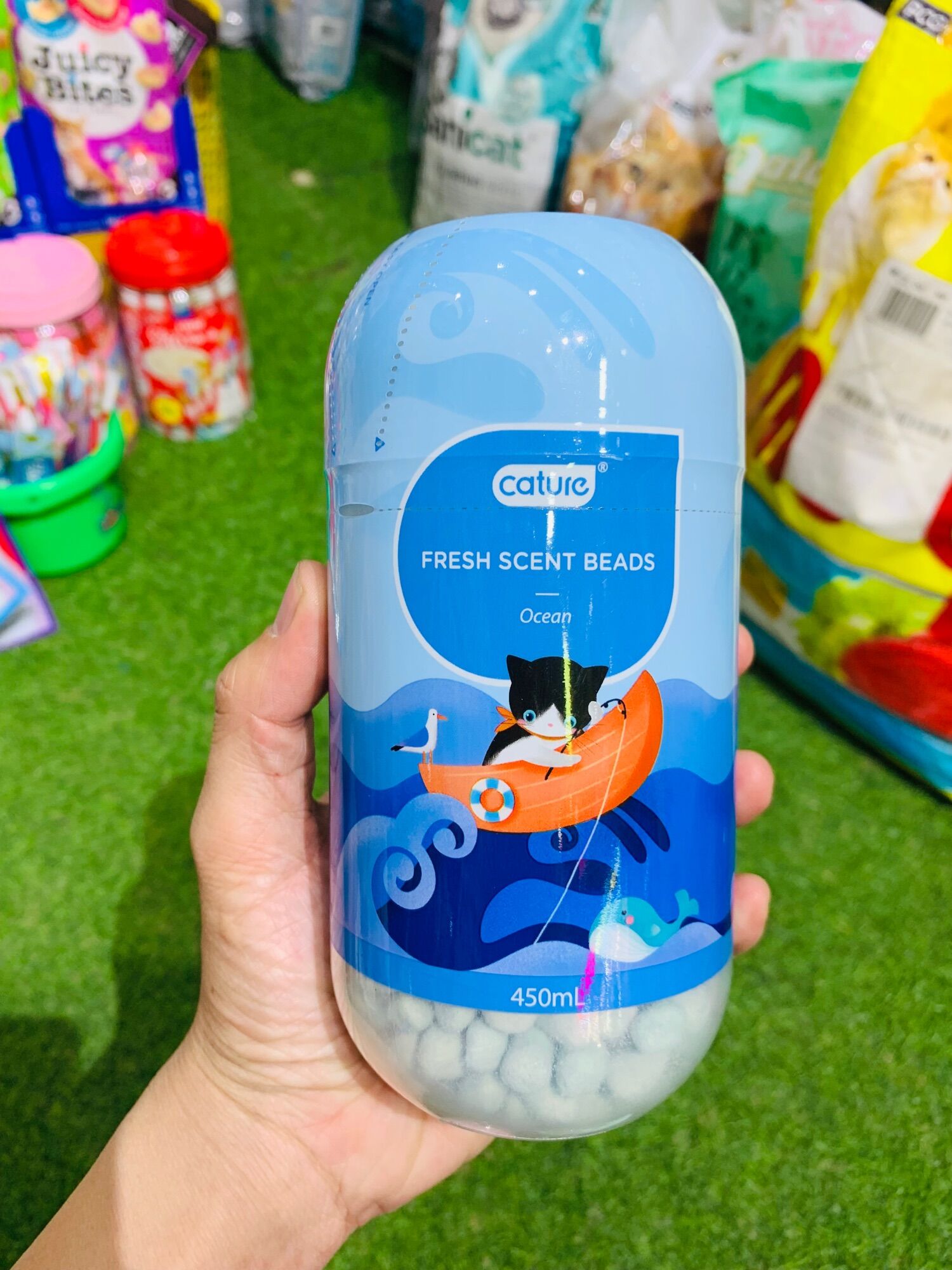 Hạt khử mùi phân mèo Cature Fresh Scent Beads 450ml