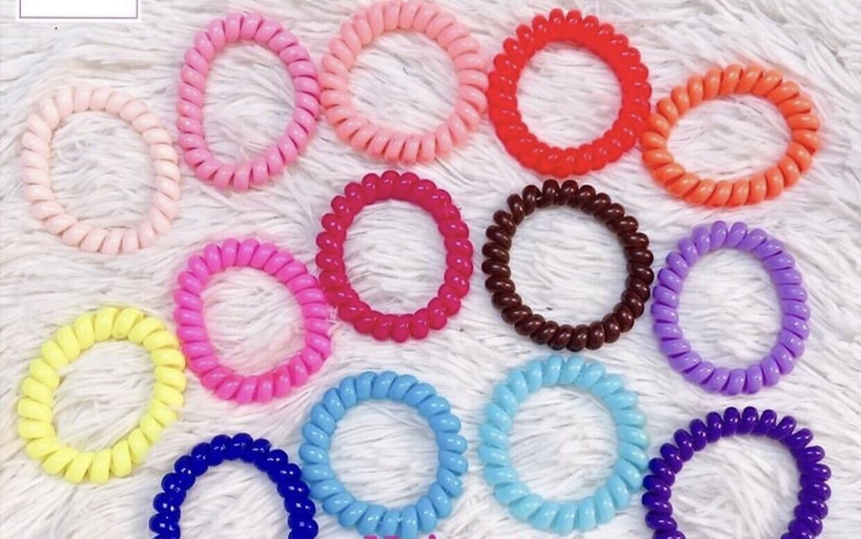 🔥Bán Sỉ- 100 DÂY CỘT TÓC LÒ XO NHIỀU MÀU, nhiều cở