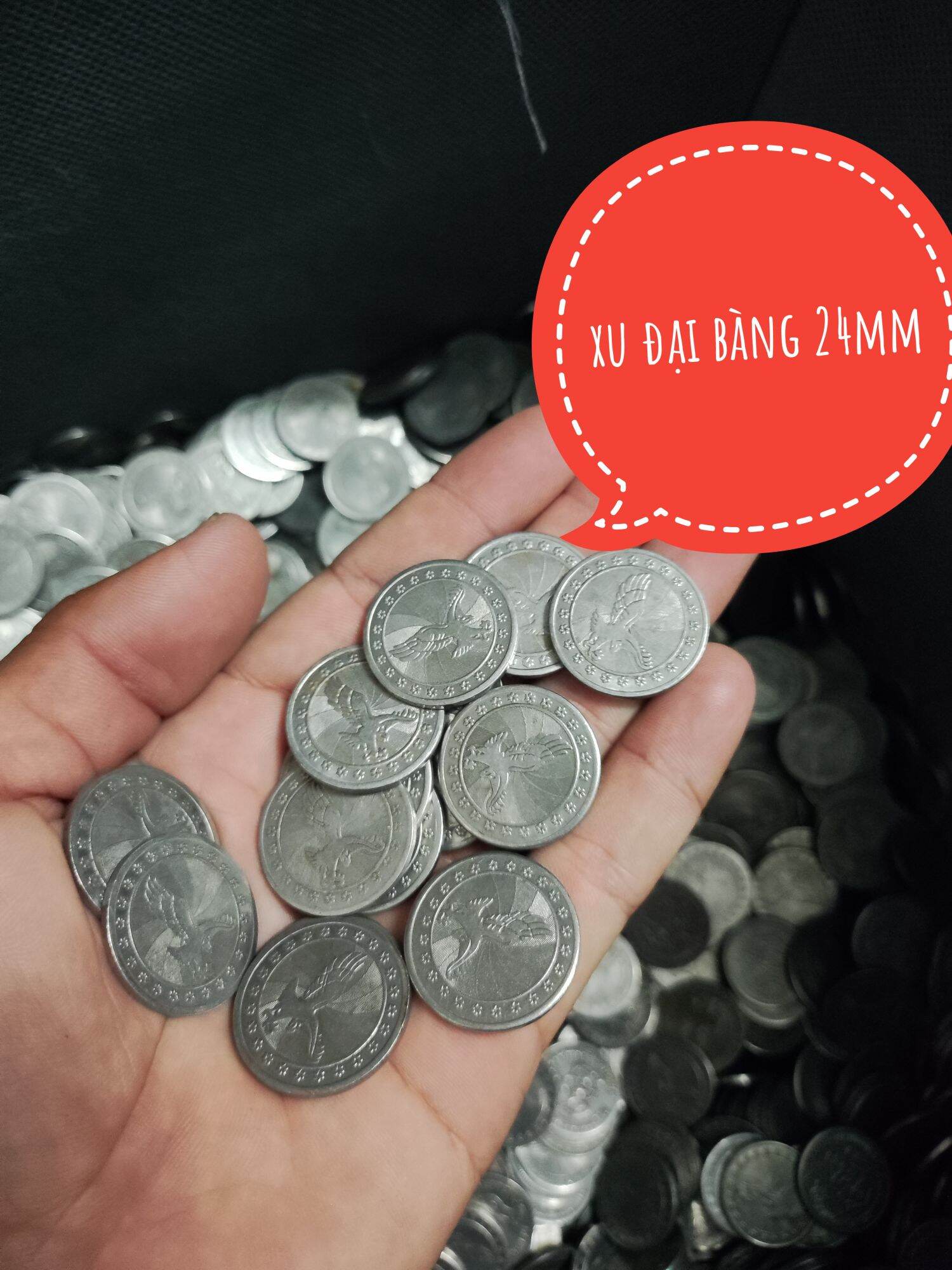 Thẻ xu máy game 24mm combo 50xu đại bàng đã sử dụng