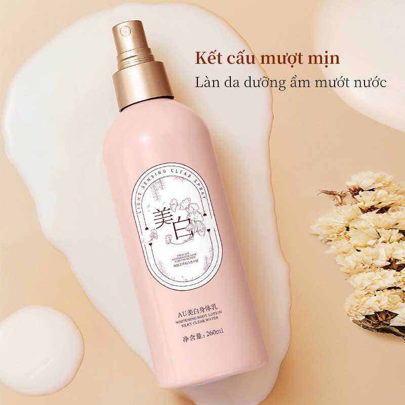 Sữa dưỡng thể trắng da kem dưỡng thể Body Lotion 260ml sữa dưỡng thể dạng xịt dưỡng ẩm body dưỡng trắng da body