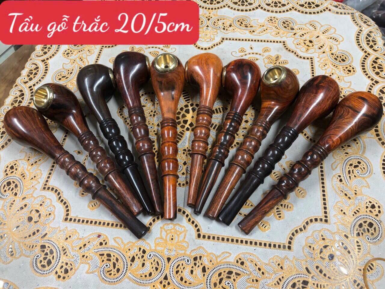 Tẩu gỗ trắc đỏ đen