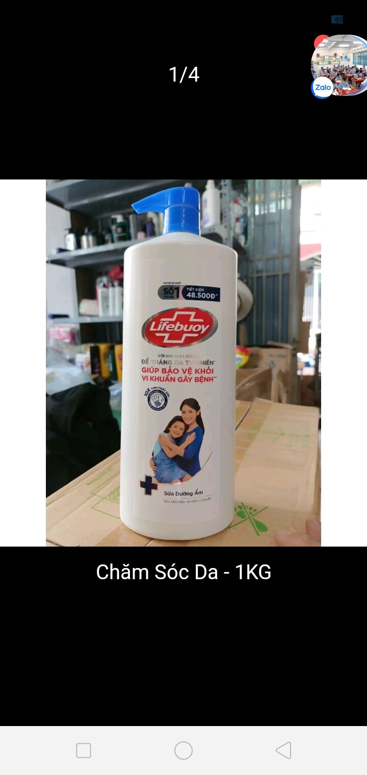 Sữa tắm Lifebuoy chai 1Kg