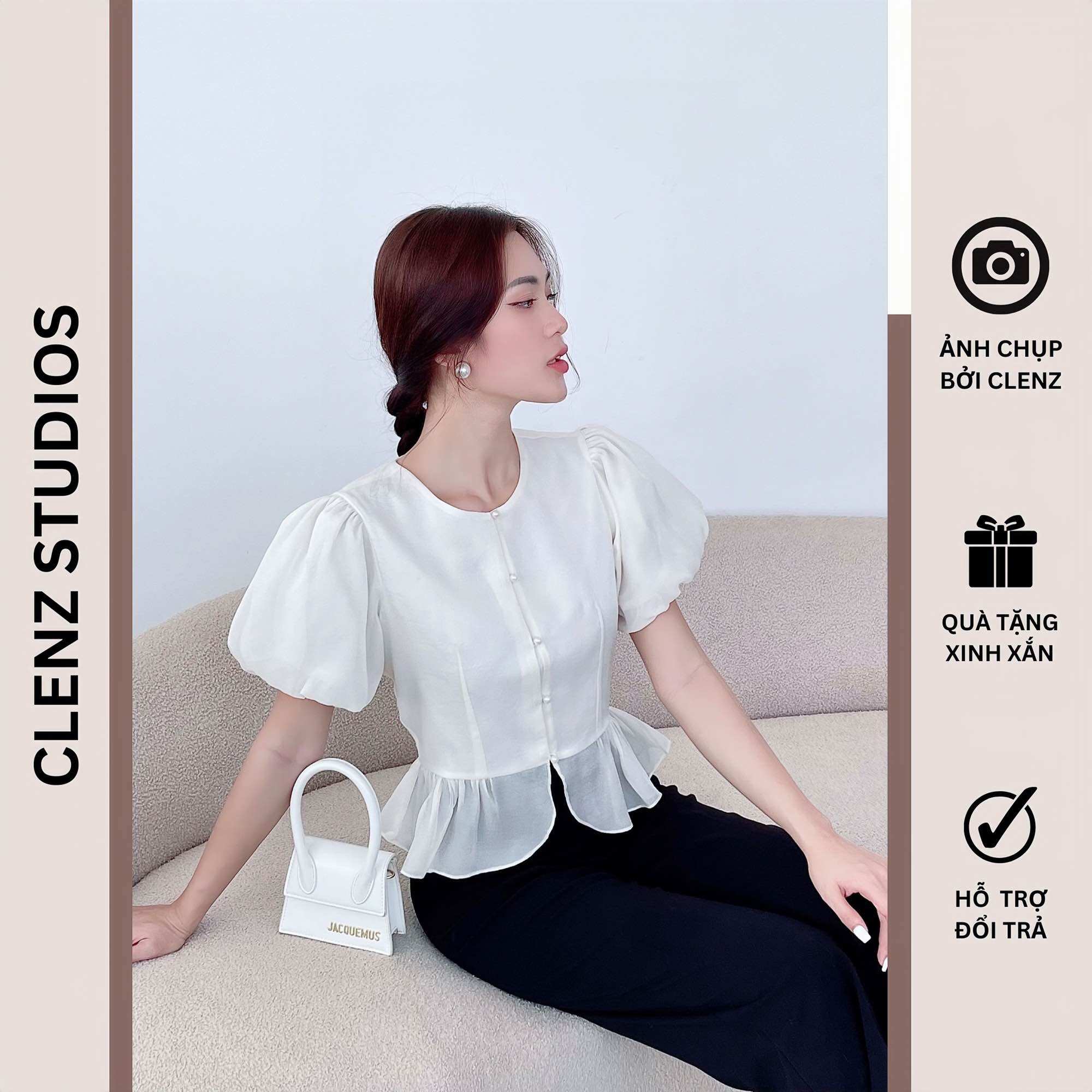 Áo peplum sang trọng thanh lịch A04