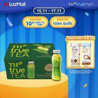 Thùng 24 chai trà xanh vị chanh tự nhiên TH true TEA 350 ml (350 ml x 24)