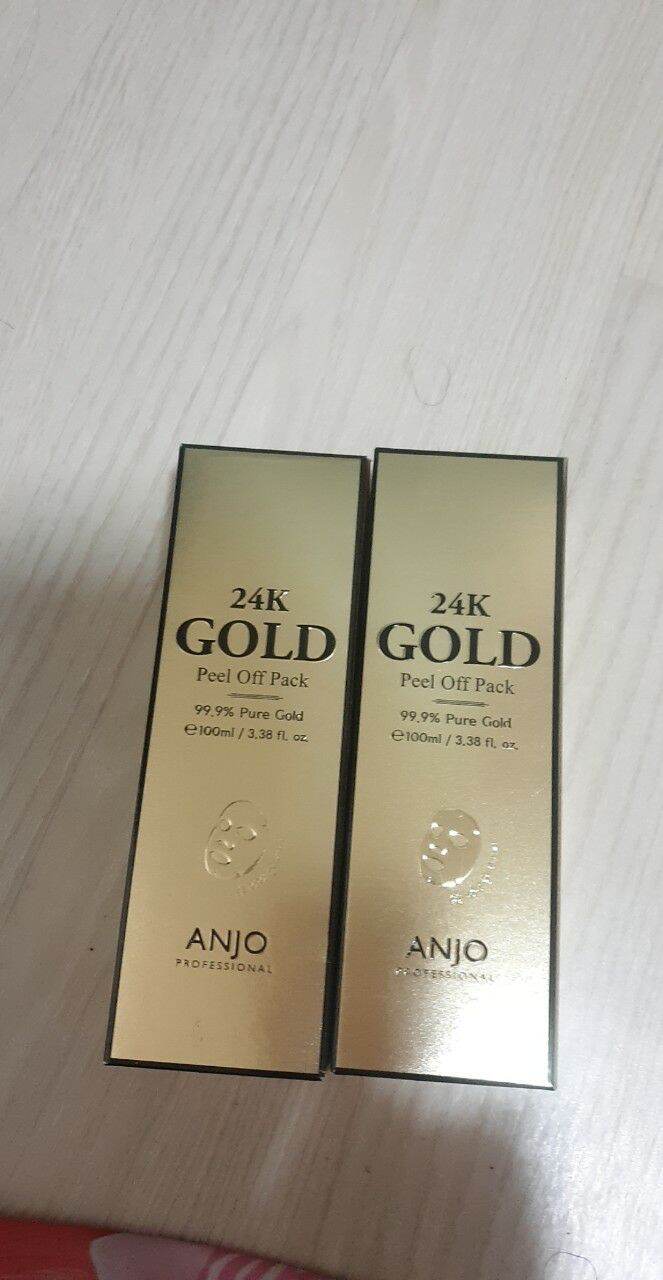 24K Gold Peel Off Pack Mặt Nạ Vàng 24K Giup Tái Tạo Da Trắng Hồng Da