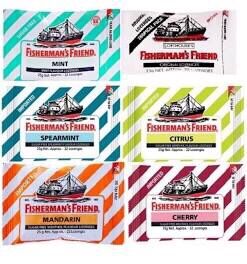 [HCM]1 gói kẹo cay con tàu không đường Fishermans Friend gói 25g khách có thể chọn màu