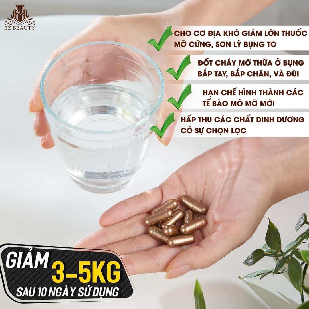 Giảm Cân EZ VIP Dành Cho Cơ Địa Sờn Khó Giảm- EZ BEAUTY