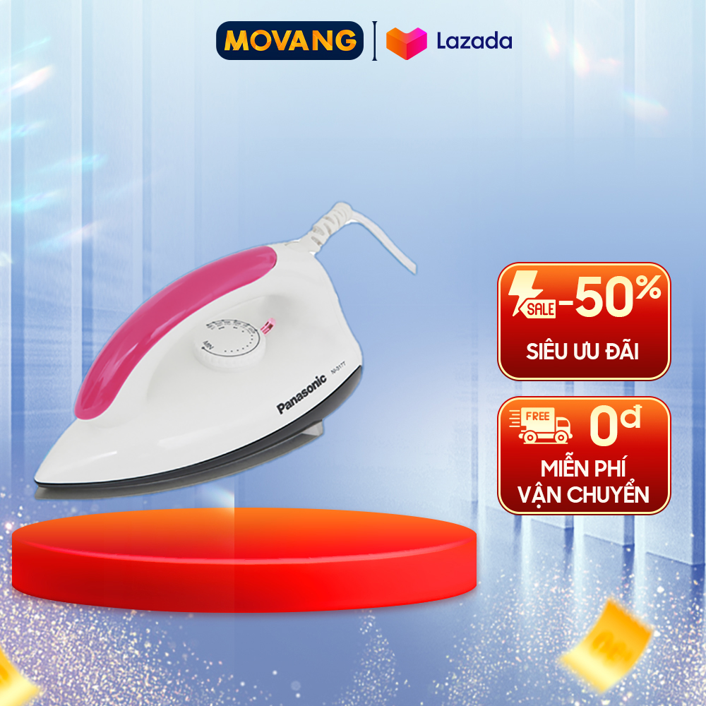 - bàn ủi khô panasonic ni-317tvra - loại bàn ủi:bàn ủi khô - chức năng:ủi khô - công suất:1000 w