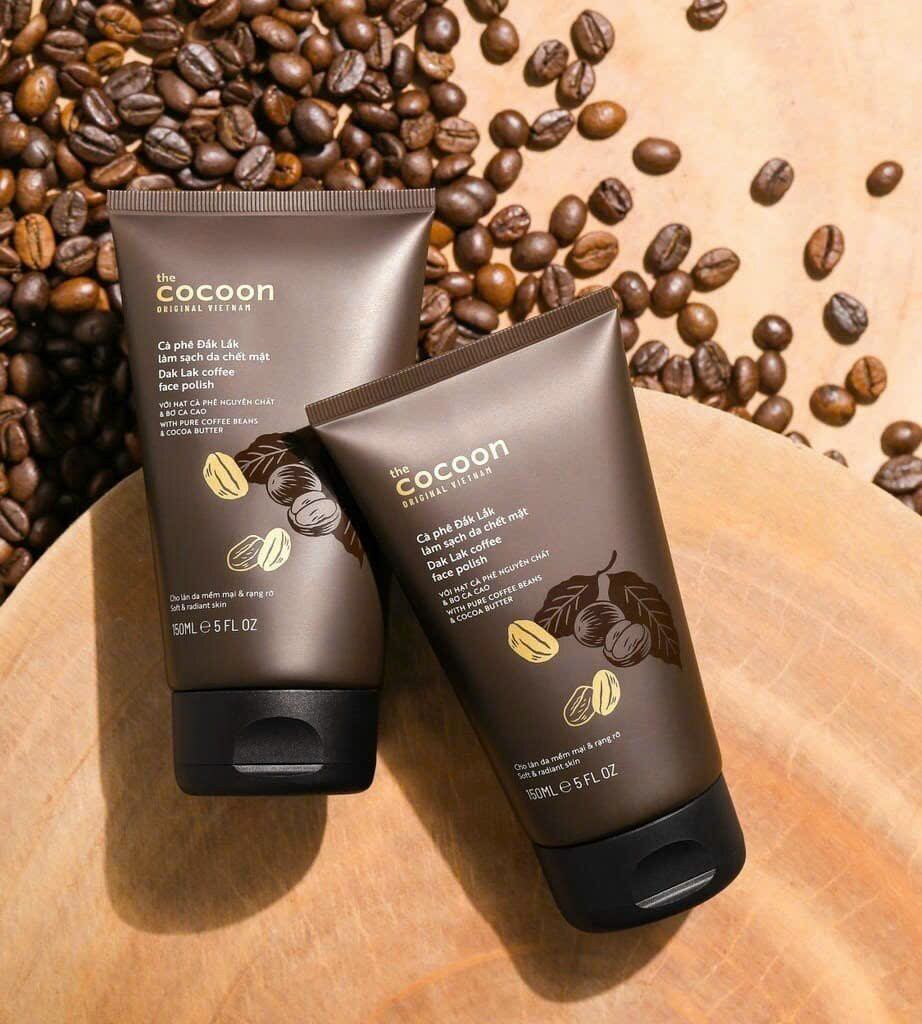 Tẩy tế bào chết cafe từ thiên nhiên cocoon
