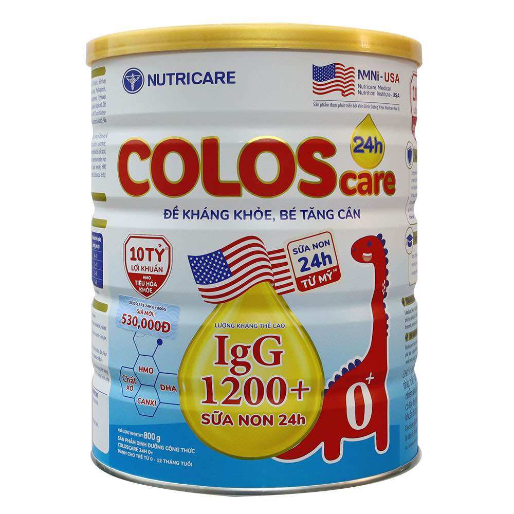 Sữa bột coloscare 0+ 800g/lon chính hãng - date mới mẫu mới