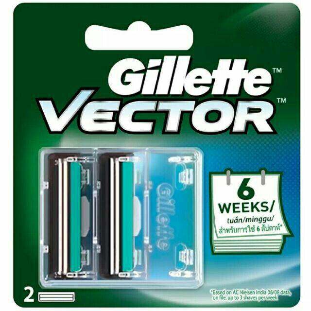 2 lưỡi dao cạo Gillette Vector