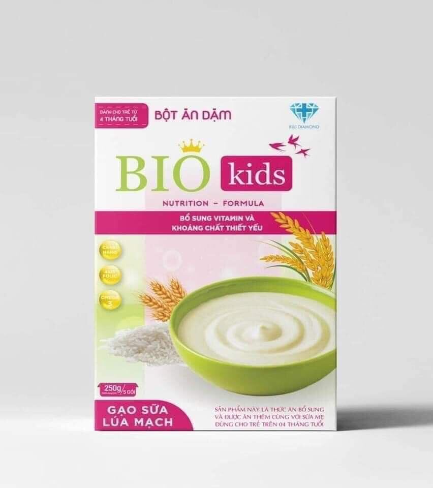 Bột ăn dặm Biokids cho bé từ 4 tháng tuổi