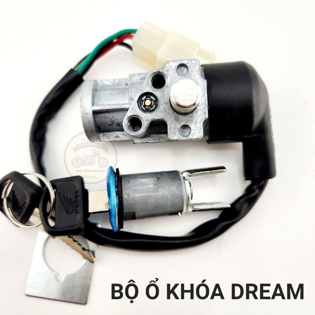 Bộ ổ khoá xe Dream bảo hành 3 tháng