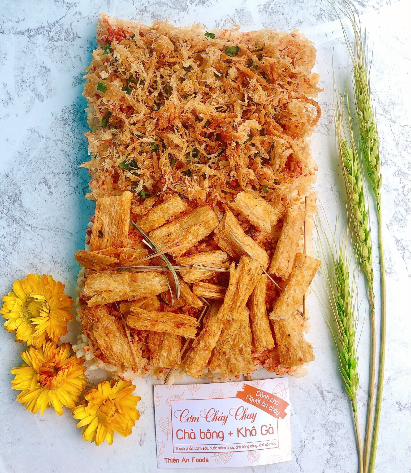 CƠM CHÁY CHAY TINI - Vị Chà Bông & Khô Gà 180g
