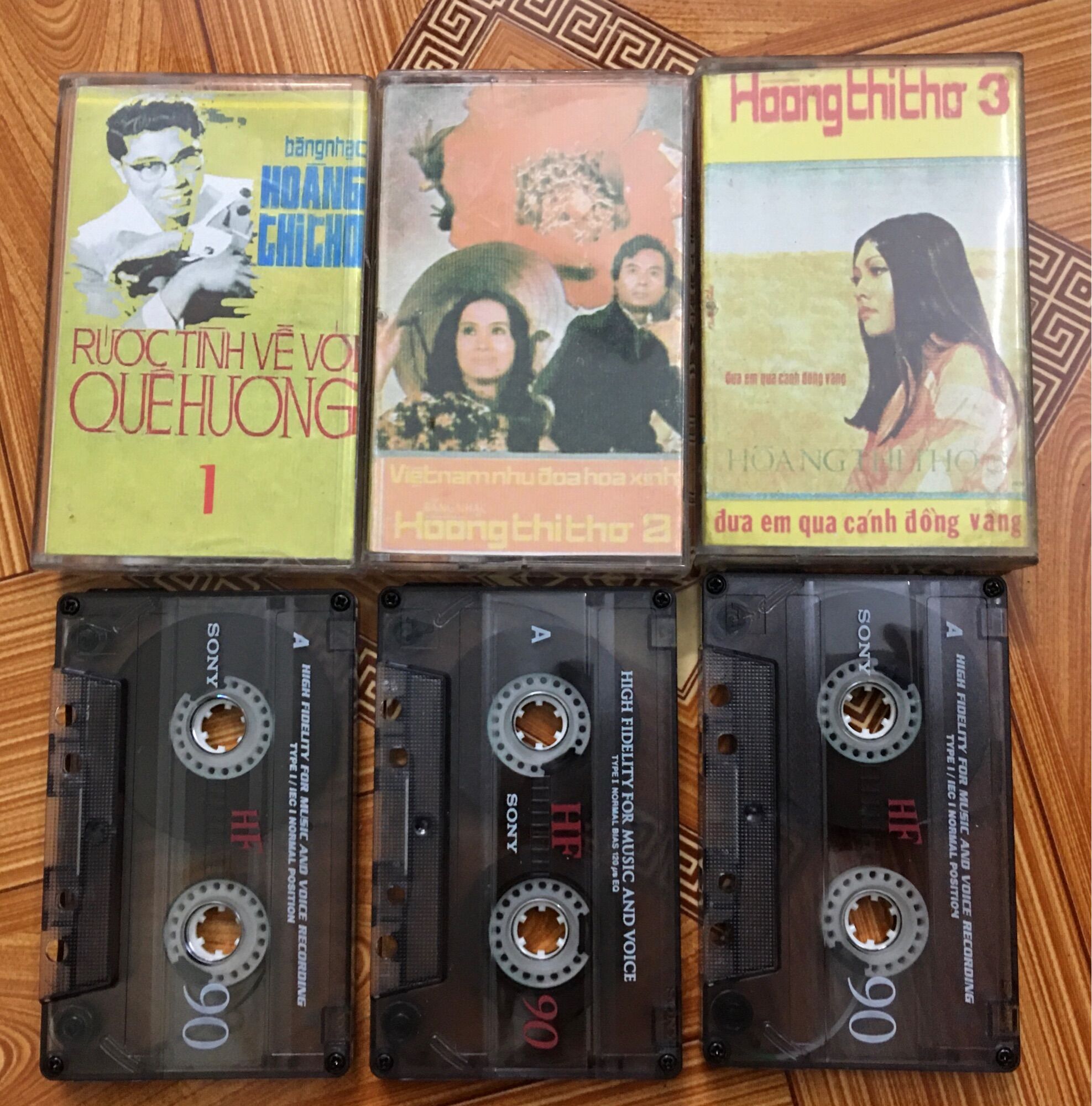 5 Băng casette nhạc vàng Hải ngoại