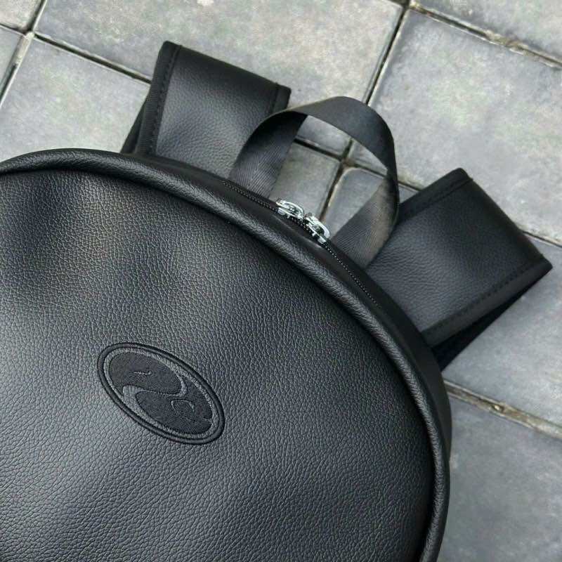 Balo DG Leather Basic Backpack Chất Da Simili Cao Cấp Chống Nước Cặp Da Đi Học Màu Đen Thời Trang Balo 2810 Shop