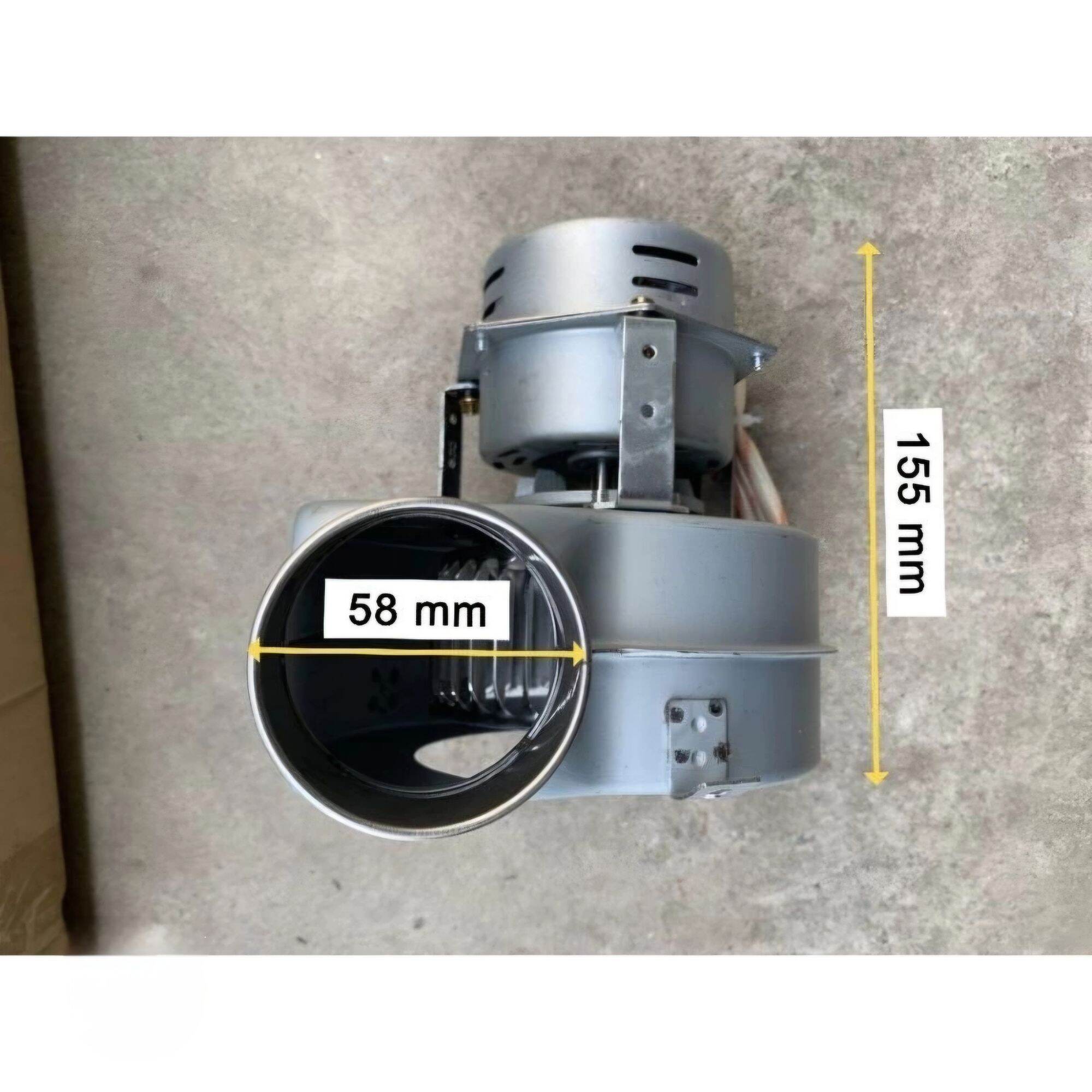 Quạt hình sên mini - sò tủ sấy G55 55W 220V