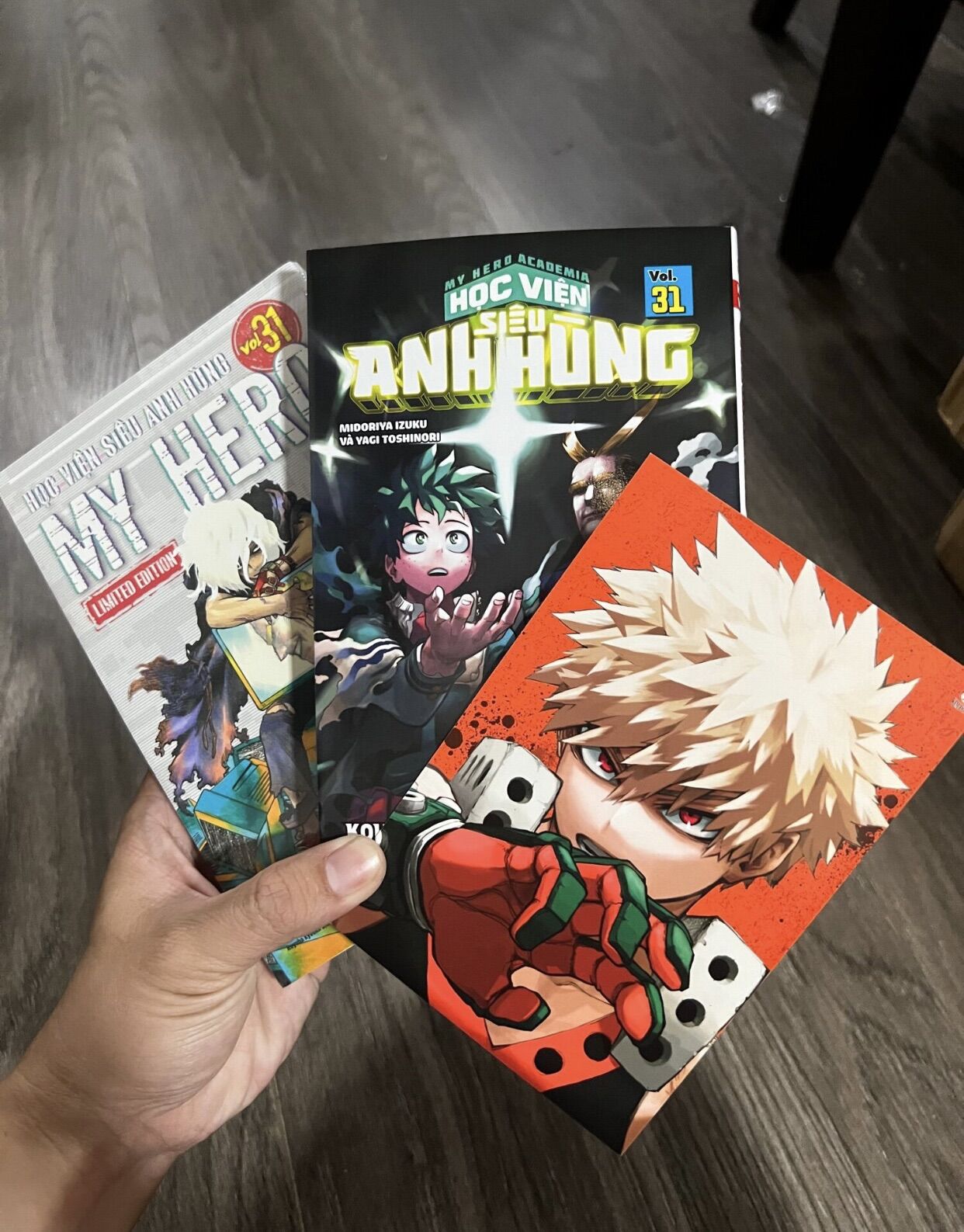 Combo Học viện siêu anh hùng MHA 31 + Postcard