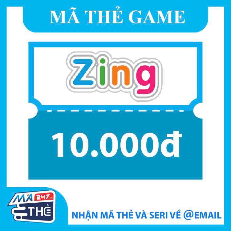 Mã thẻ game Zing 10K