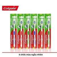 Colgate | 6 Chiếc Colgate Bàn Chải Đánh Răng Lông Mềm Dành Cho Người Lớn Làm Trắng Răng Bằng Tay Vệ Sinh Răng Miệng Cho Nướu Nhạy Cảm Chăm Sóc Răng Tại Nhà