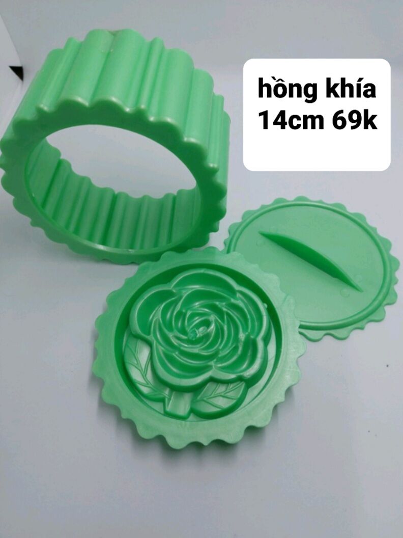 Khuôn xôi hồng khía 14cm