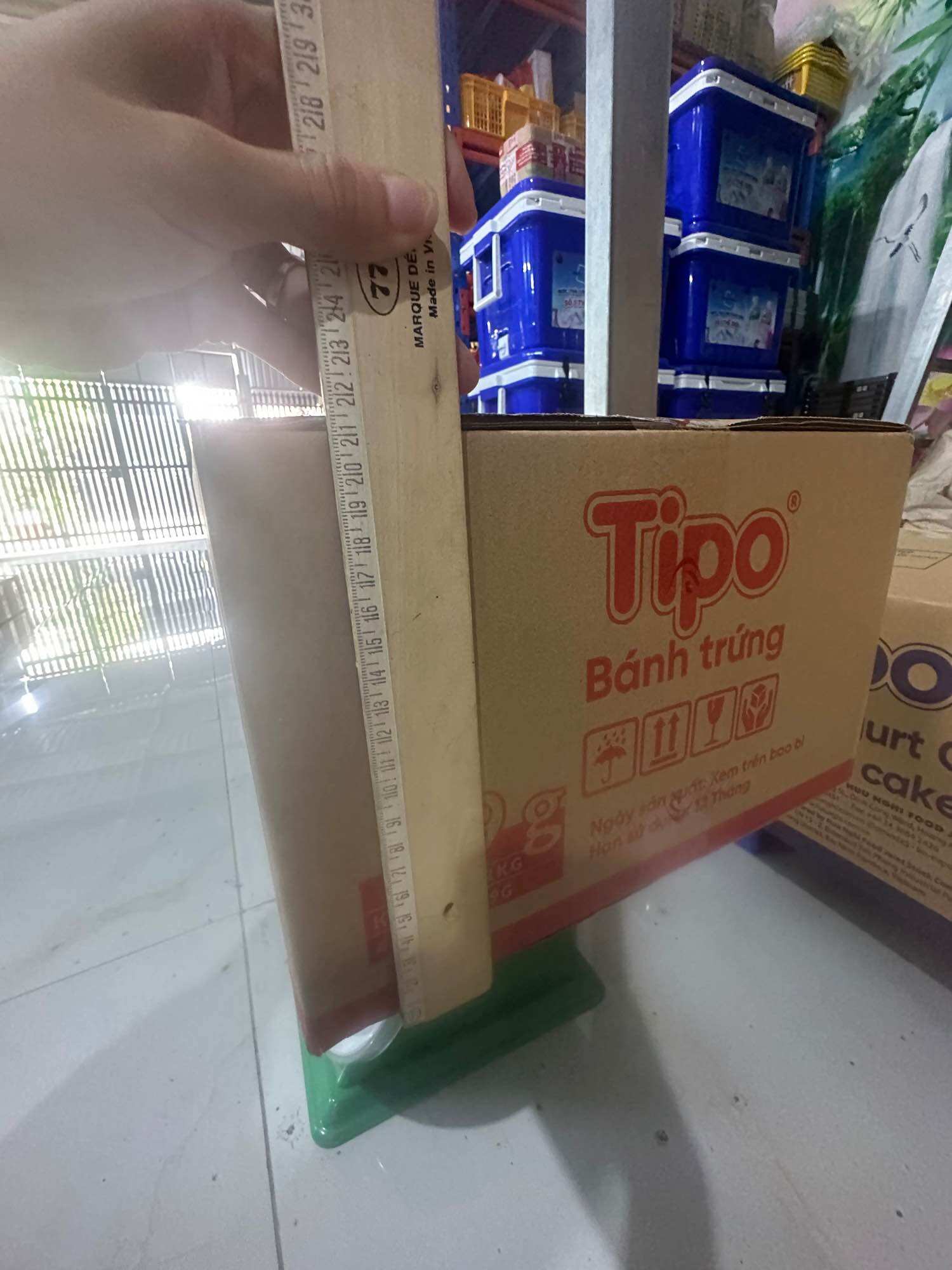 GIÁ SỈ THÙNG BÁNH TIPO TRỨNG NƯỚNG 39GR