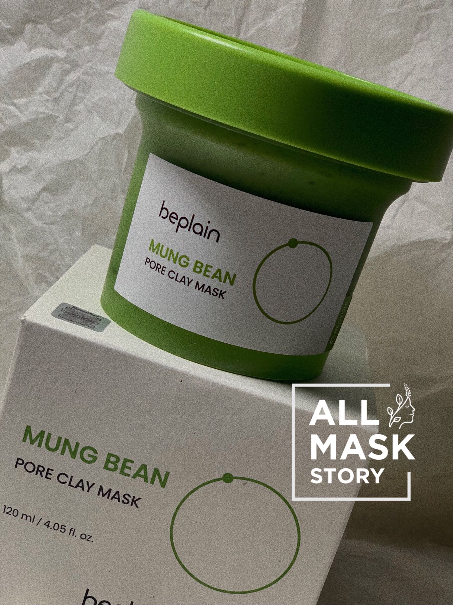 Mặt nạ đất sét mầm đậu xanh beplain