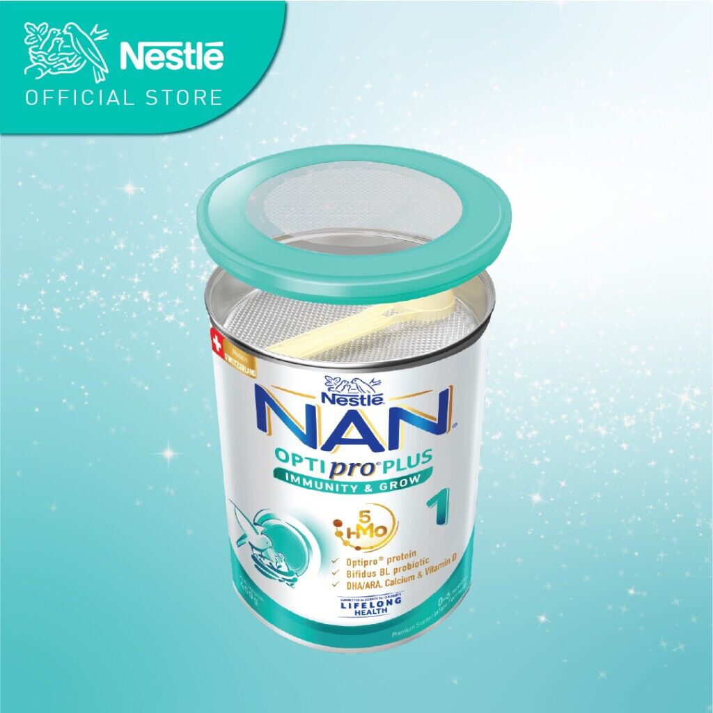 Sữa Bột Nestle Nan Optipro Plus 5HMO số 1 - Hộp 400g ( Sản xuất tại Thuỵ Sĩ)