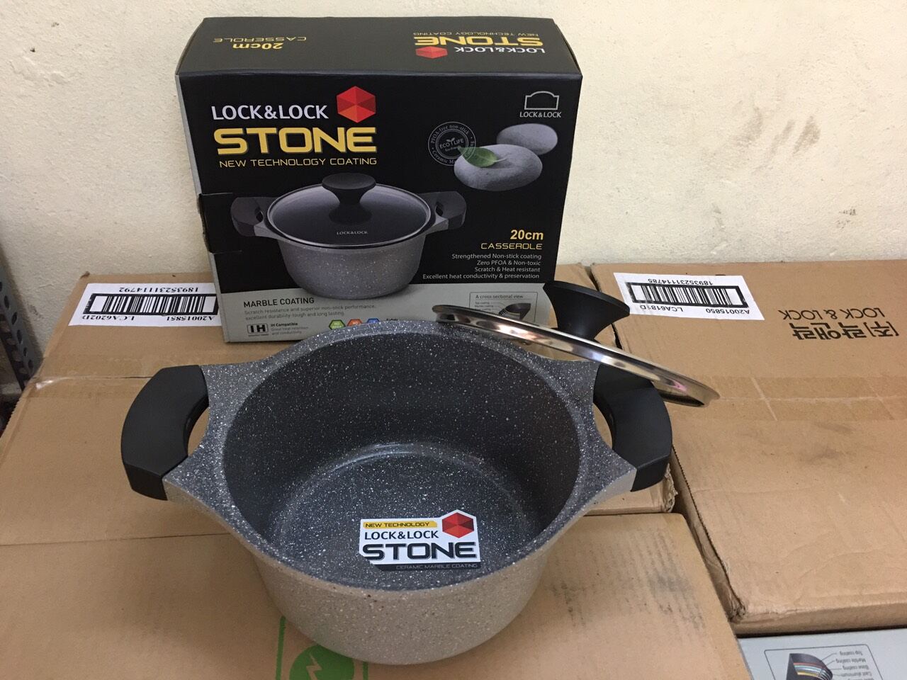 Nồi đá LOCK&LOCK Stone 20cm LCA6202