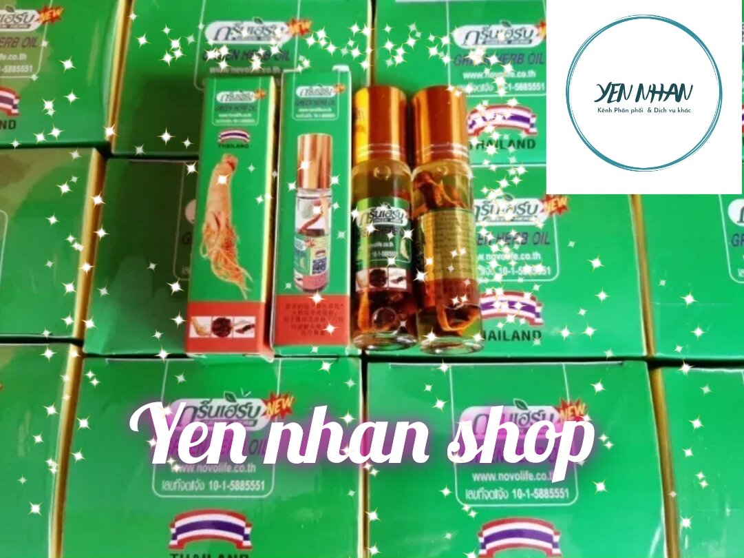 dầu lăn sâm thái lan 10ml (mẫu mới 2022) gảm đau nhứt chân tay