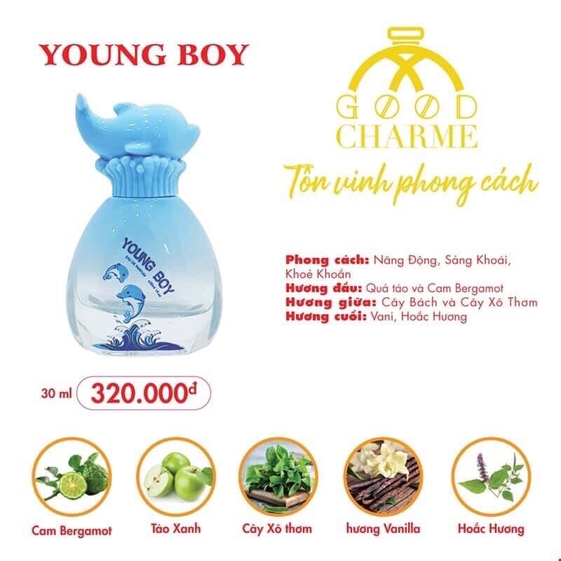 Nước hoa bé trai -Nước hoa em bé 3ml -Young Boy