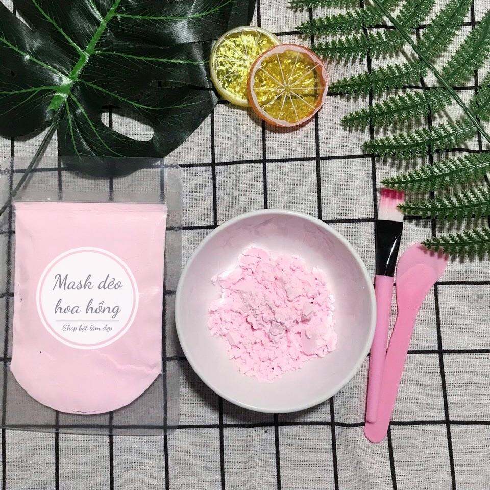 Mặt Nạ Dẻo Collagen Hoa Hồng - Trắng Da, Dưỡng Ẩm
