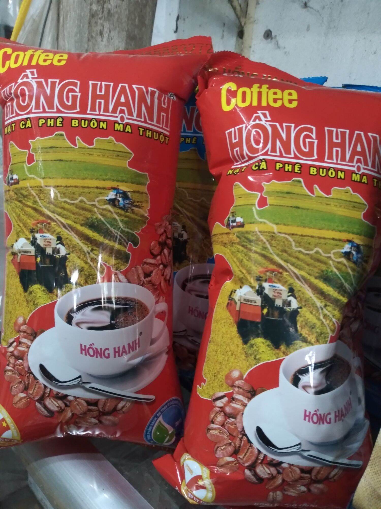 Cà phê hồng hạnh màu đỏ gói 500g
